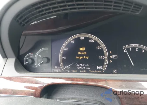 2007 Mercedes-Benz S 550 4Matic from USA, damaged, VIN WDDNG86XX7A122766